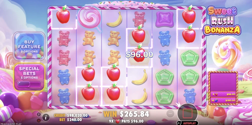 Sweet Rush Bonanza demo